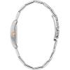 Caravelle by Bulova Ladies’ Dress 3-Hand Quartz Watch, Rectangle Case, Roman Numeral, Curved Mineral(Two Tone Rose Gold)