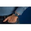 Caravelle by Bulova Men’s Automatic Watch, Vintage Sea Hunter(Blue Rubber Strap & Blue Dial)