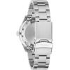 Caravelle by Bulova Men’s Automatic Watch, Vintage Sea Hunter(Silver-Tone Bracelet & Black Dial)