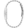 Caravelle by Bulova Men’s Modern Diamond 3-Hand Quartz Steel Tonneau Watch(Silver/Blue)