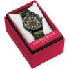 Caravelle by Bulova Men’s Quartz Watch, Vintage Light Up, Camouflage Nylon Strap, Green Dial, Day/Date Style: 45C121