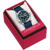Caravelle by Bulova Men’s Quartz Watch,Vintage Lite Up, Blue Nylon Strap, Blue Dial, Day/Date Style: 43C126