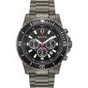 Bulova Men’s Classic Sport Stainless Steel 6-Hand Chronograph Quartz Watch with 44mm Dial(Grey Ion Plated/Black Dial)