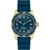 Caravelle by Bulova Men’s Automatic Watch, Vintage Sea Hunter(Blue Rubber Strap & Blue Dial)