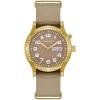 Caravelle by Bulova Men’s Quartz Watch, Vintage Lite Up, Taupe Nylon Strap, Taupe Dial, Day/Date Style: 44C113