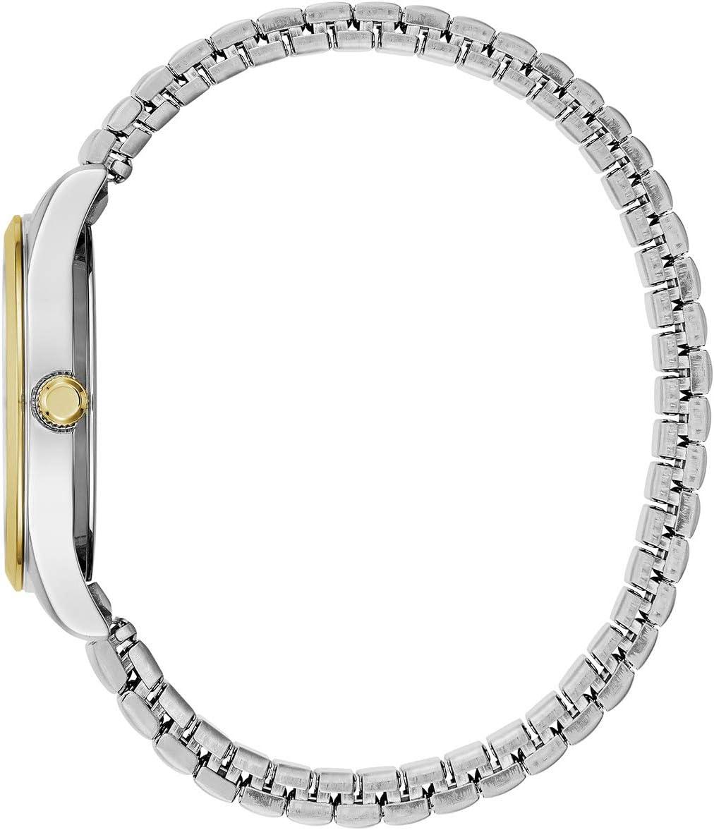 imageCaravelle by Bulova Ladies Traditional 3Hand Quartz Stainless Steel Watch with Expansion Band 30mmTwo Tone Gold