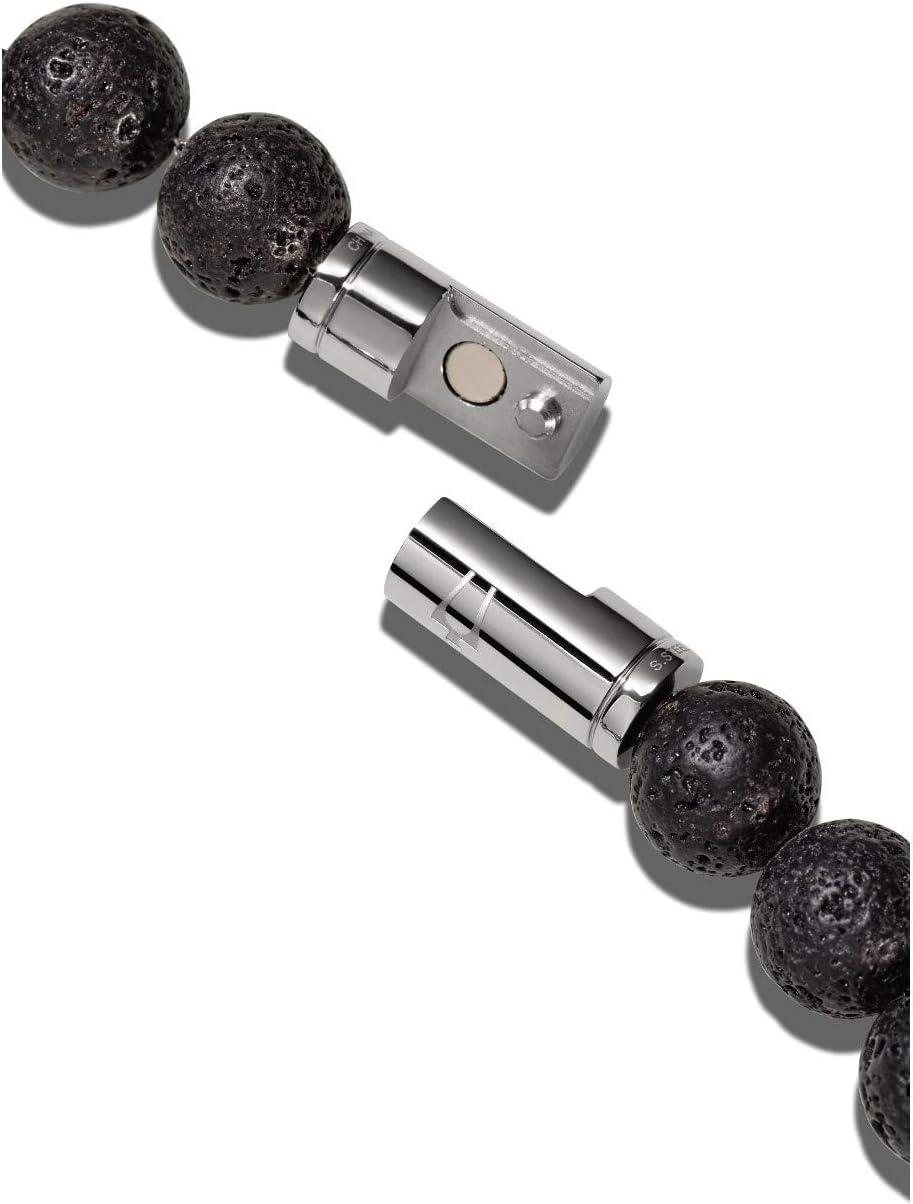 imageMens Classic Beaded Bracelet with Cylinder ClaspTigers Eye