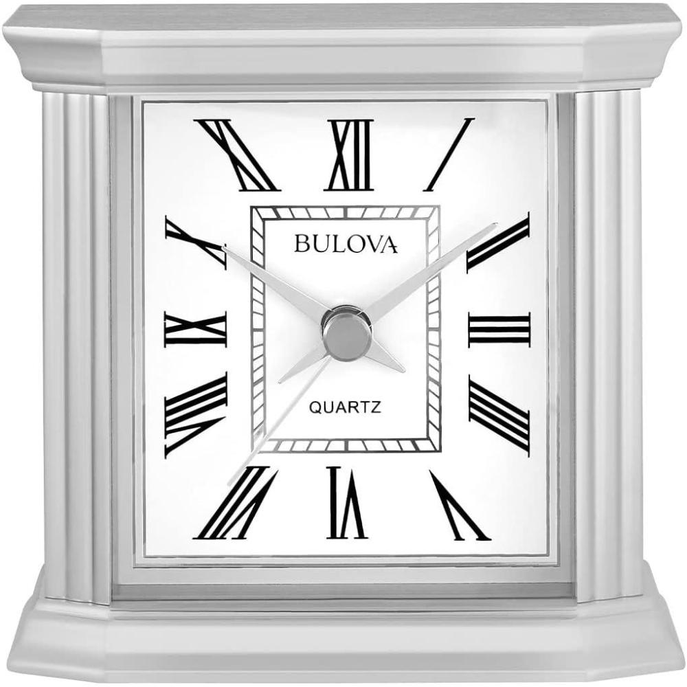 imageBulova Clocks Metal Tabletop B1714 Wilton Accent Dcor