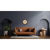 Bulova Atomic Time 2 Analog Wall Clock C5004 | 12.4″ Wooden Frame, Sets Time Automatically | Quartz Movement | Battery Operated | Classic Design(Large)