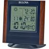 Bulova Forecaster Versatile Tabletop Clock, Brown & Black, B1708