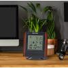 Bulova Forecaster Versatile Tabletop Clock, Brown & Black, B1708