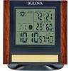 Bulova Forecaster Versatile Tabletop Clock, Brown & Black, B1708