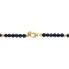 Bulova Jewelry Men’s Classic Beaded Navy Fresh Water Pearls, Sterling Silver Beads accented with Diamonds, and Gold-tone Hexagonal Spheres Necklace, Length 22″ Style:BVC1060-G6SSC4FWP
