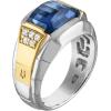 Bulova Men’s Jewelry Icon Collection, Two-Tone 14K Gold Plated Silver(Size 12)