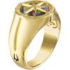 Bulova Men’s Jewelry Marine Star 14K Gold Plated Sterling(Size 12)