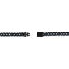 Bulova Men’s Jewelry Polished And Brushed Blue Stainless Steel Necklace Curb Chain Featuring Dual-Surfaced Links Updated In Navy, Length 22″ Style: BVC1067-NVSTNA