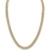 Bulova Men’s Jewelry Two-Tone Stainless Steel Necklace Curb Chain Of Dual-Surfaced Links, Polished Gold-Tone And Brushed Steel Color Combination, Length 24″ Style: BVC1085-GOSTNA