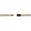 Bulova Men’s Jewelry Two-Tone Stainless Steel Necklace Curb Chain Of Dual-Surfaced Links, Polished Gold-Tone And Brushed Steel Color Combination, Length 24″ Style: BVC1085-GOSTNA