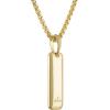 Bulova Men’s Jewelry14K Gold-Plated Sterling Silver Features Tiger’S Eye Pendant, Framed On All Sides With White Topaz Totaling 0.20 Cttw, Adjusts From 24″ To 26″ Style: BVP1029-YSWTOYTE