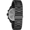 Bulova Men’s Sport Chronograph Quartz Black Ion Plated Stainless Steel Watch, Black Dial Style: 45B150