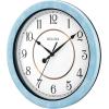 Bulova Skylark Wall Clock C4884 | 10.25″ Sky-Blue Resin Case with Cloud Pattern | Silent Sweep Quartz Movement | Battery Operated | Outdoor Waterproof Wall Décor