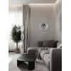 Bulova The Industrial Wall Clock C4339 | 13″ Diameter | Open Gear Design | Antique Silver Finish | Quartz Movement