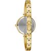 Caravelle Classic Quartz Ladies Dress Bangle Watch and Bangle Box Set(Gold-Tone/Champagne Dial)