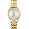 Caravelle by Bulova Ladies’ Crystal Watch and Bracelet Gift Set, Day-Date(Gold Tone)