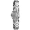 Caravelle by Bulova Ladies’ Dress Mini Quartz Watch, Crystals, Mother-of-Pearl, 18x24mm(Silver/Black Mother of Pearl)