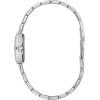 Caravelle by Bulova Ladies’ Dress Mini Quartz Watch, Crystals, Mother-of-Pearl, 18x24mm(Silver/Black Mother of Pearl)