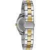 Caravelle by Bulova Ladies’ Petite Sport 3-Hand Date Watch, Crystal Accents, Arabic Markers, 28mm(Two Tone Gold)