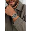 Caravelle by Bulova Men’s Dress 6-Hand Chronograph Quartz Stainless Steel Watch, 24-Hour Time(Silver/Grey)