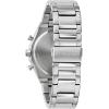 Caravelle by Bulova Men’s Dress 6-Hand Chronograph Quartz Stainless Steel Watch, 24-Hour Time(Silver/Grey)