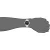 Caravelle by Bulova Men’s Dress Quartz Silver Tone Stainless Steel Watch, Black Dial Style: 43B158