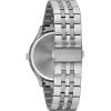 Caravelle by Bulova Men’s Dress Quartz Silver Tone Stainless Steel Watch, Black Dial Style: 43B158
