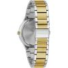 Caravelle by Bulova Men’s Modern 3-Hand Quartz Stainless Steel Watch, Diamond, 40mm(Two Tone Gold)