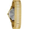 Caravelle by Bulova Men’s Traditional Quartz Stainless Steel 3-Hand Date Quartz Watch with Expansion Band, 40mm(Gold Tone/ Black)