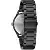 Caravelle by Bulova Men’s min/ Max Quartz Black Ion Plated Stainless Steel 24 Hour Subdial Watch, Deep Blue Dial Style: 45C116