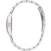 Ladies’ Classic Crystal 3-Hand Quartz Watch, Roman Numeral Markers, Rectangle Case, Curved Mineral Crystal(Two Tone Gold)