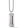 Bulova Jewelry Men’s Precisionist Diamond Pendant Necklace with Box Chain