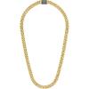 Bulova Men’s Jewelry Classic Gold Tone Stainless Steel Curb Chain Necklace, 10mm, Length 24″ Style:BVC1056-GOSTNA