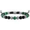 Malachite / Black Lava Beads