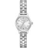 Caravelle by Bulova Ladies Classic 3 Hand Quartz Stainless Steel Watch, Arabic Markers, 30M WR(Silver)