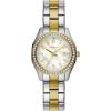 Caravelle by Bulova Ladies’ Petite Sport 3-Hand Date Watch, Crystal Accents, Arabic Markers, 28mm(Two Tone Gold)