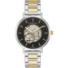 Caravelle by Bulova Men’s Dress Automatic Watch, Stainless Steel, Open Aperture, 41mm(Two Tone Gold)