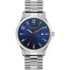 Caravelle by Bulova Men’s Traditional Quartz Stainless Steel 3-Hand Date Quartz Watch with Expansion Band, 40mm