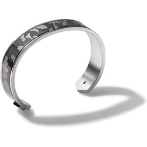 Mens Precisionist Stainless Steel Cuff(Camo)