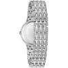 Bulova Crystal Quartz Ladies Watch, Stainless Steel , Silver-Tone (Model: 96L273)