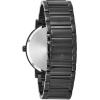Bulova Men’s 3-Hand Quartz Watch with Diamond Dial and Edge to Edge Crystal(Black Ion-Plated)