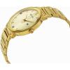 Bulova Men’s 3-Hand Quartz Watch with Diamond Dial and Edge to Edge Crystal(Gold Tone)